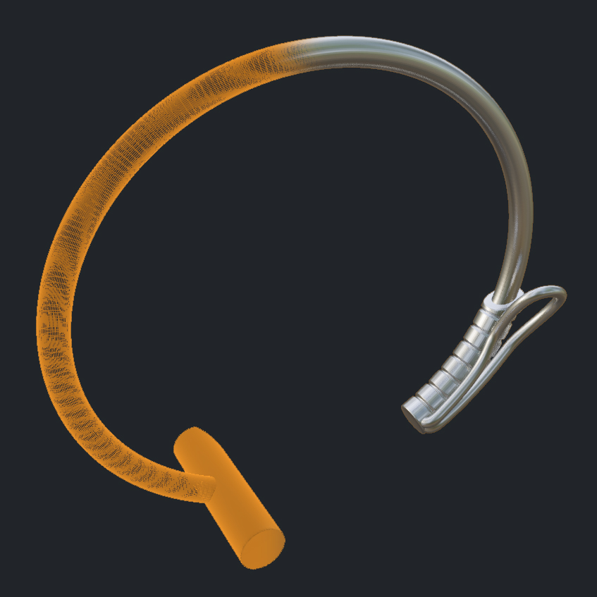 Polo Mallet Bangle Bracelet - 3D