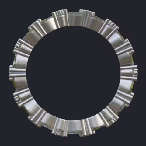 Marquise &amp; Round Diamonds Eternity Band Profile