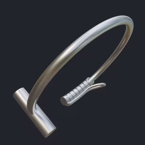 Polo Mallet Bangle Bracelet - Side