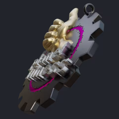 Planet Fitness Pendant - Side