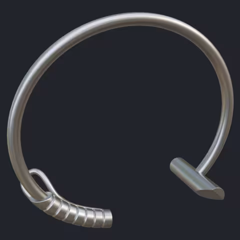 Polo Mallet Bangle Bracelet - Profile