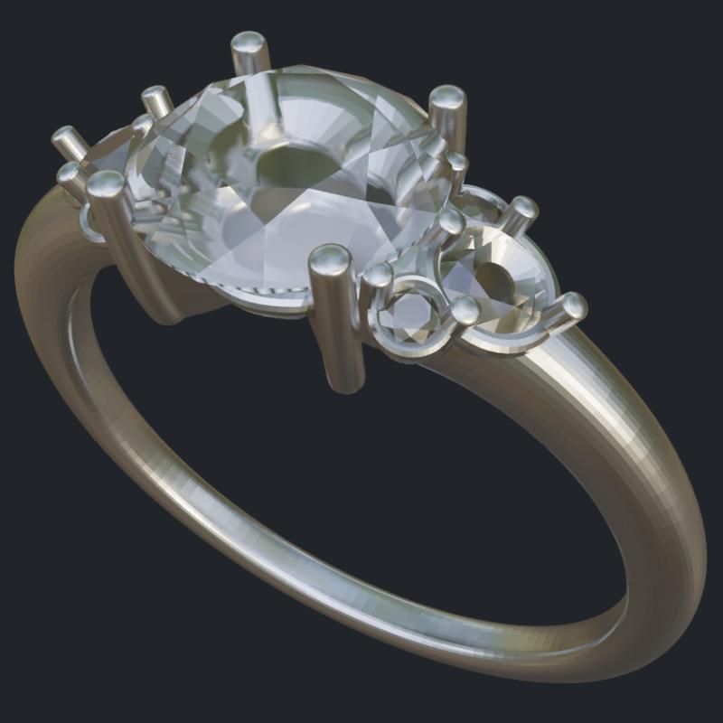 Seven Stones Engagement Ring - Main
