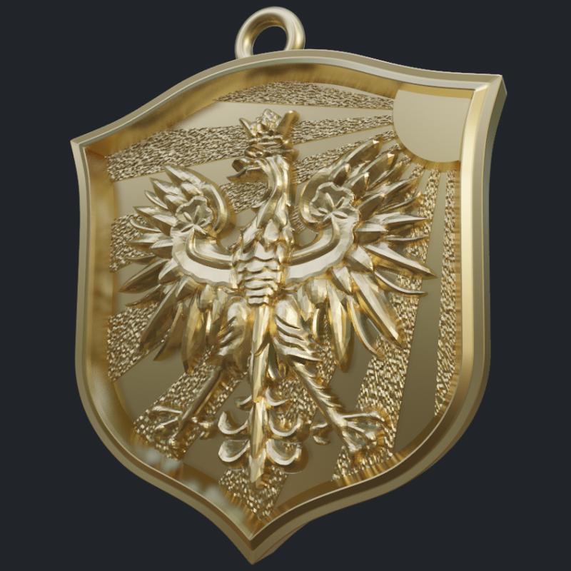 Polish Shield Pendant - Main