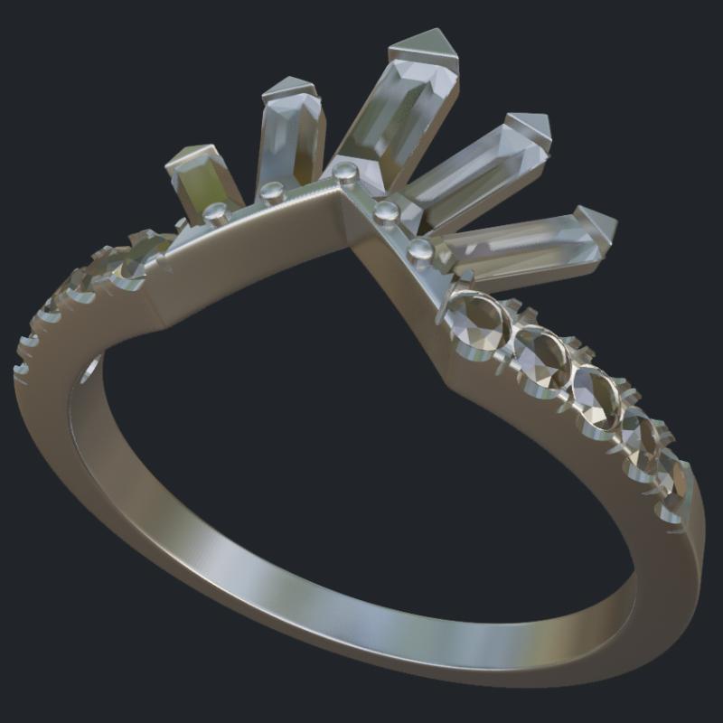 Baguettes Wrap Around Band - Main