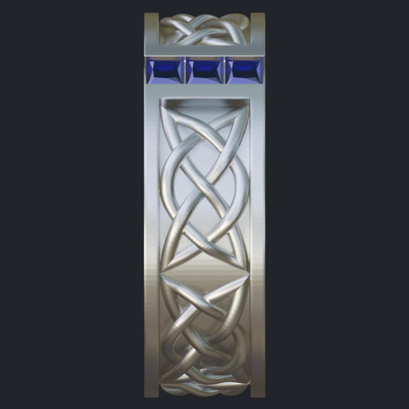 Braided Men's Band - Side