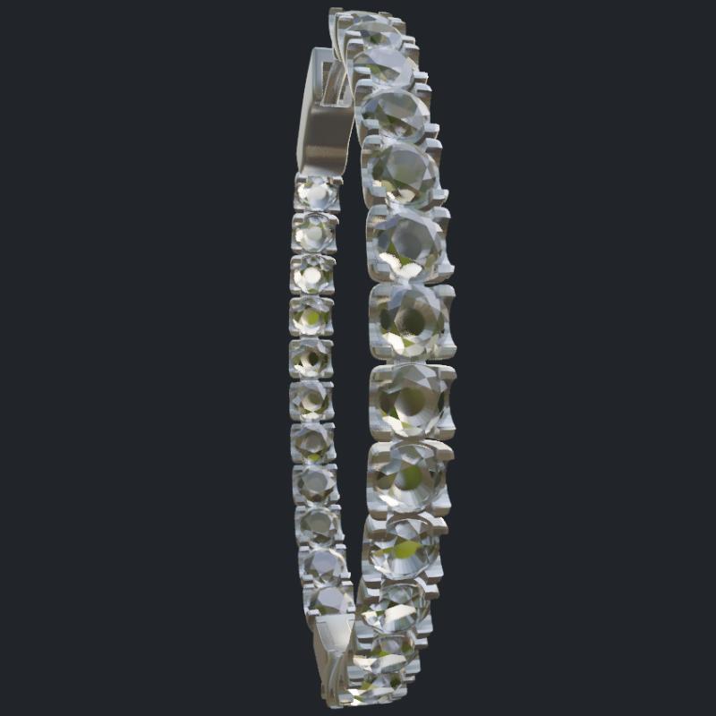 Inside Out Oval Hoop Earrings - Round Diamonds Size 3.2mm - Front