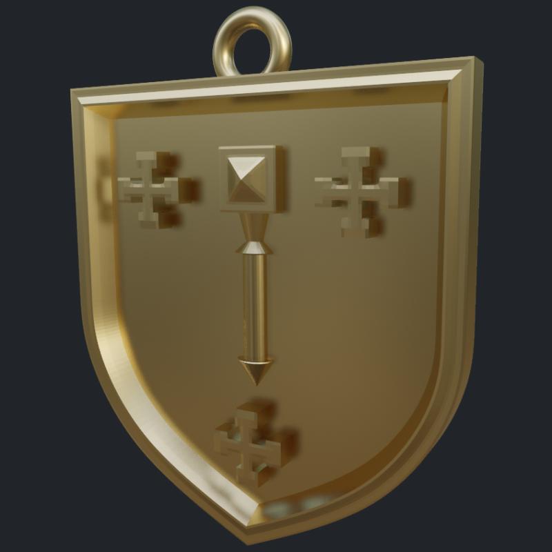 Small Polish Coat Of Arms Pendant - Main