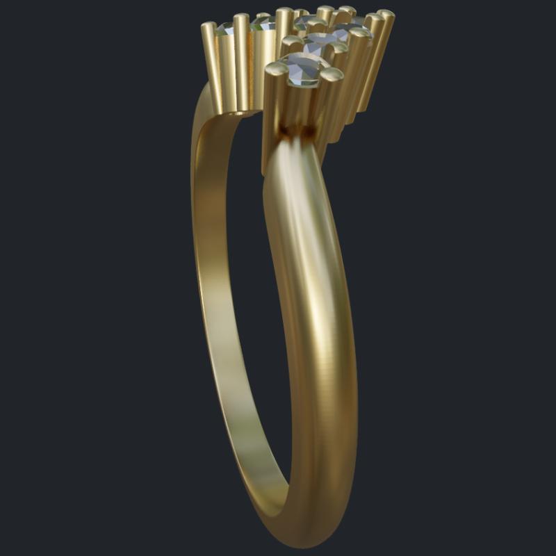 Diamond Matching Band - Side