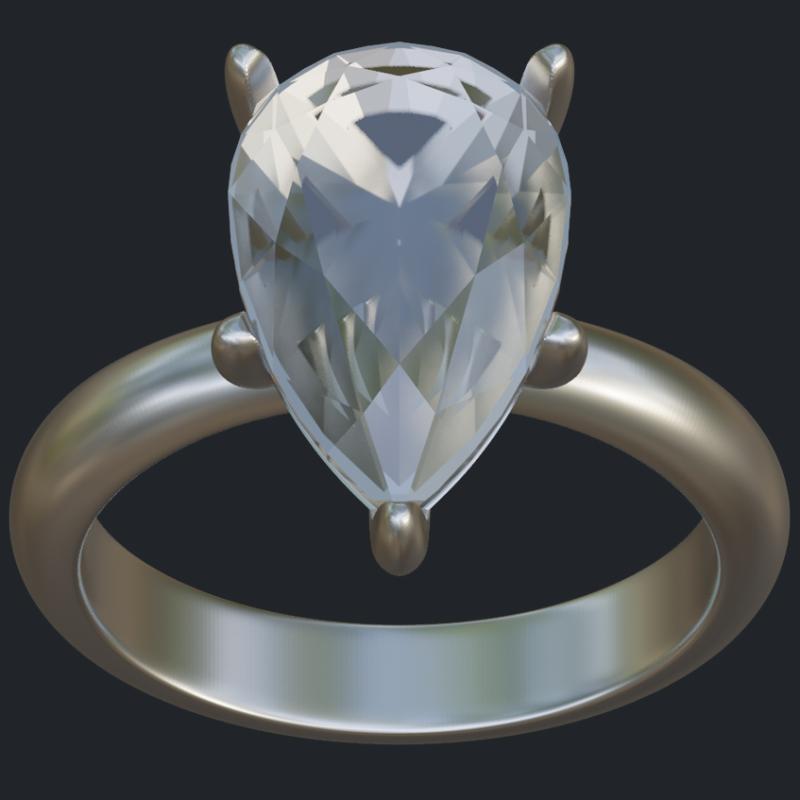 Pear Shape Solitaire - Top