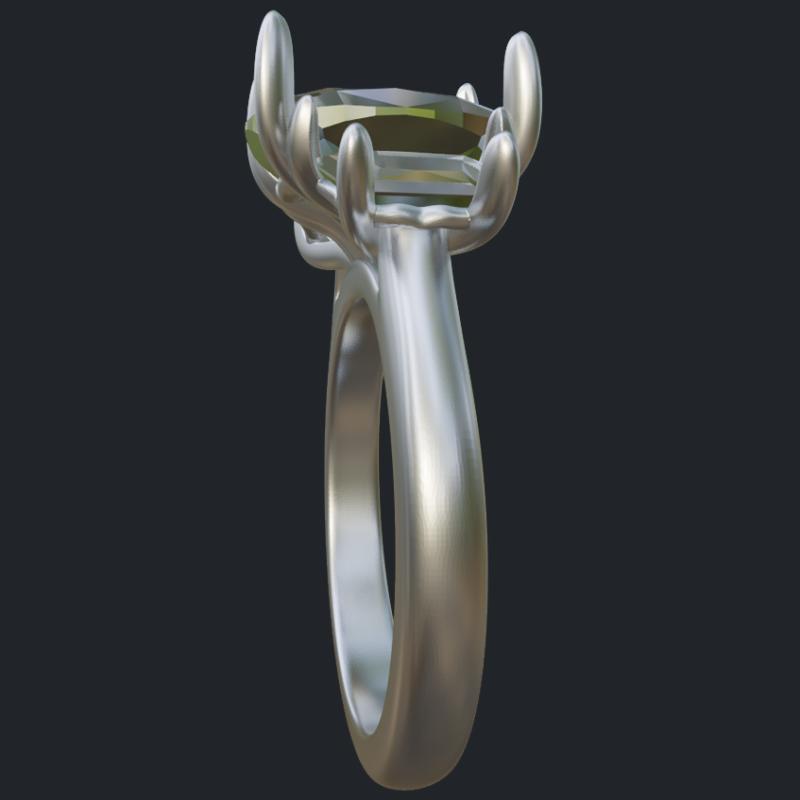3 Stones Christian Ring