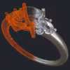 Seven Stones Engagement Ring - 3D