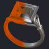 Princess Noose Ring - 3D