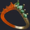 Matching Band to Emerald Ring - 3D