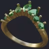 Matching Band to Emerald Ring - Main