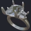 3 Stones Christian Ring