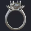 3 Stones Christian Ring