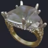 3 Stones Christian Ring - Main