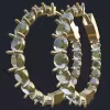 28.0 mm Tall Inside-Our Round Hoop Earrings - Dia Size 3.4mm - Main