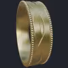Figure Eight Men's Ring With Milgrain - Side